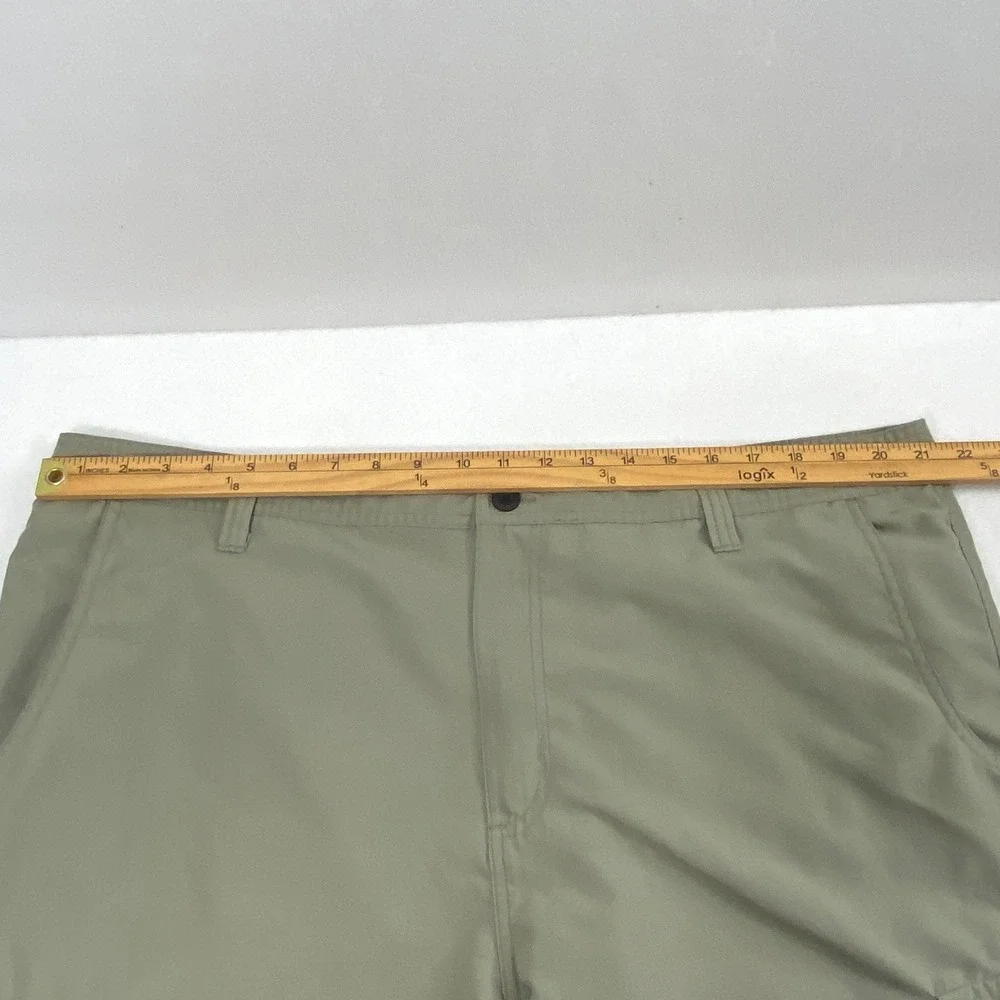 Magellan Cargo Shorts Mens 40 Water Repellent Olive Green Hiking Outdoor Utility